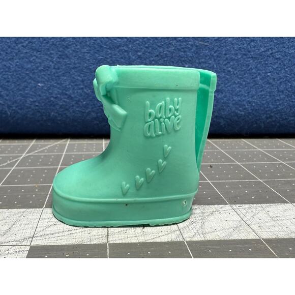 Baby Alive Doll Accessories SINGLE Shoe Blue Teal Rain Boot - Picture 1 of 3